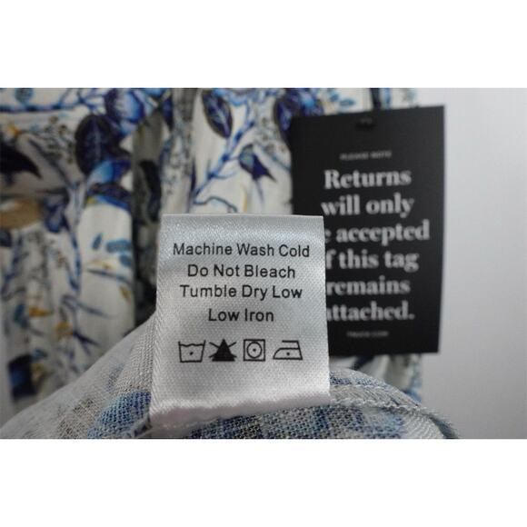 Tuckernuck Women's Size 12 Blue Floral Larkspur Chintz Lena Dress Summer 1617-16 - Picture 8 of 11